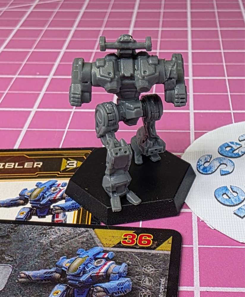 BattleTech Gunsmith Mech -- Davion Cavalry Lance + Cards