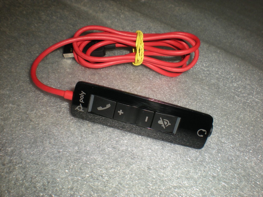 Plantronic Poly Blackwire 5200 C5200 Series Inline Assembly USB Control Cable