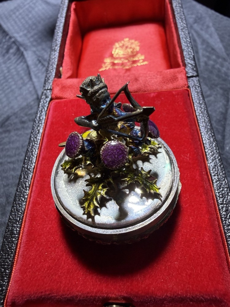 Stuart Devlin Sterling Silver Gilt Surprise Egg Boxed Edition No. 75