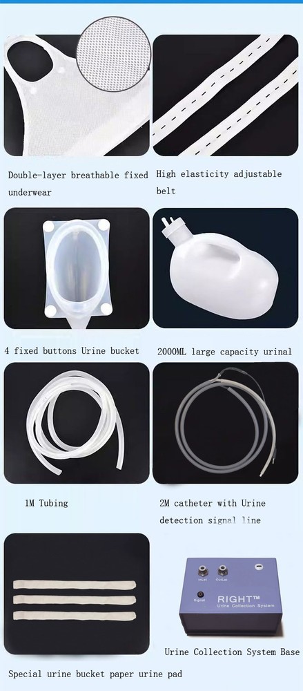 Protable female Urine collection system without battery