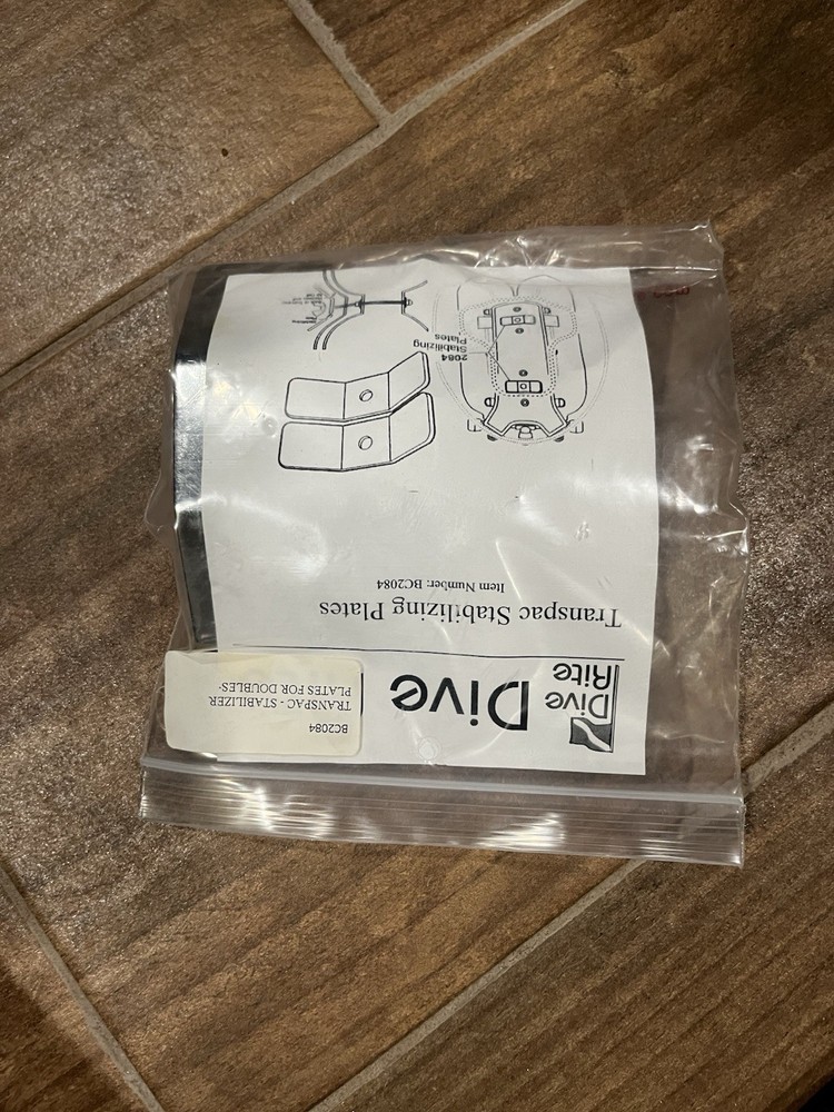 Dive Rite TransPac Stabilizer Plates for Doubles