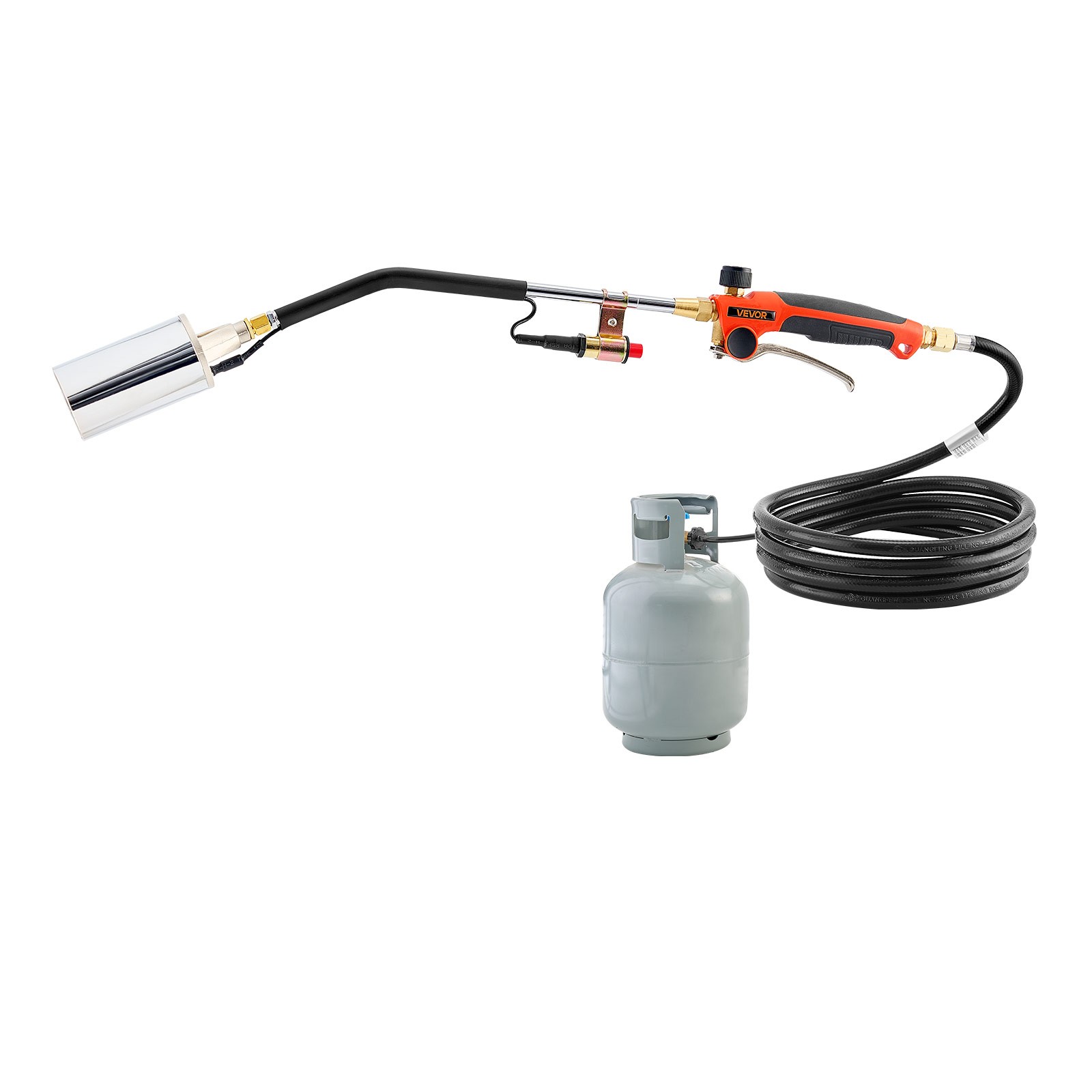 VEVOR Propane Weed Torch Burner Ice Snow Melter 1800000 BTU 10 ft Hose Portable