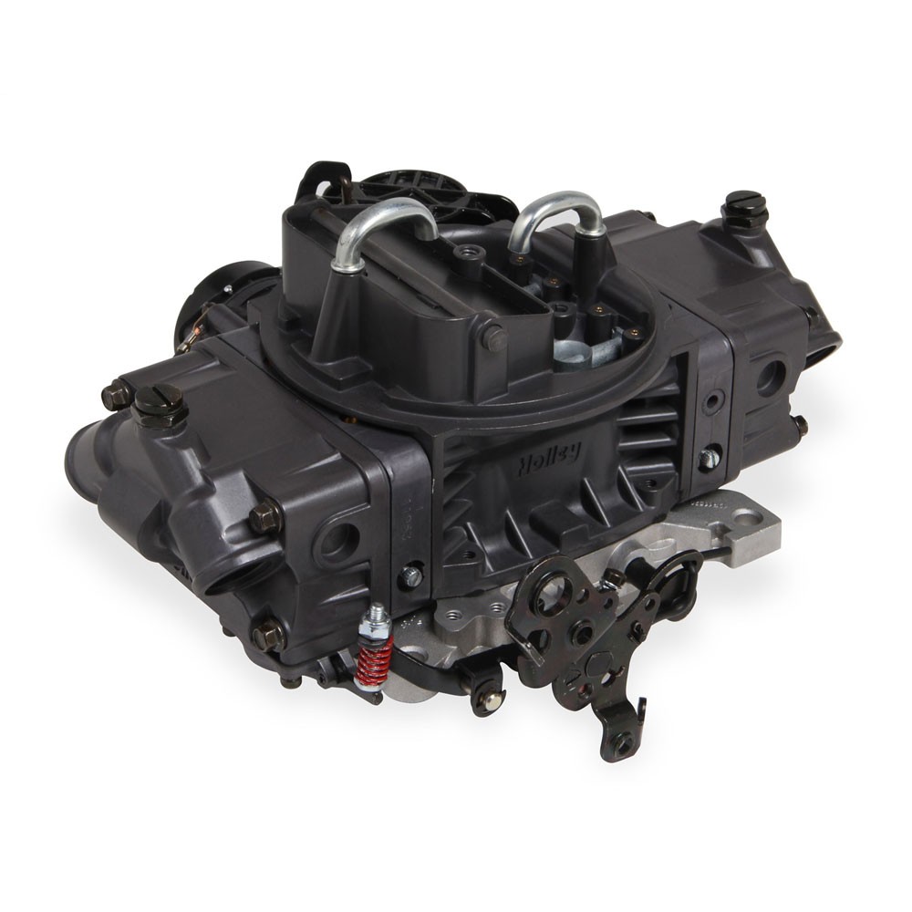Holley Carburetor 0-82570; 570 cfm 4 Barrel Electric Choke Black/Hard Core Gray