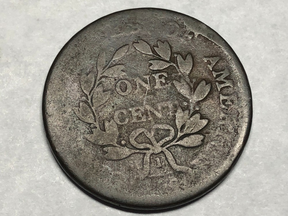 1802 Draped Bust large cent. AG, weak date. #ed4