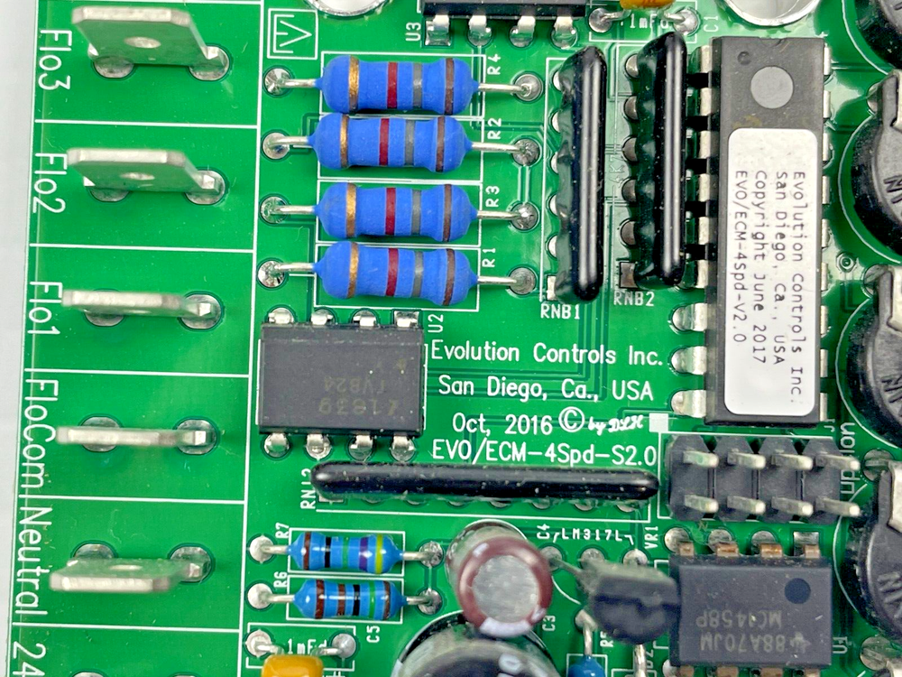 Evolution Controls EVO/ECM-4Spd-S2.0 Motor Control Board, 4-Speed, V2.0