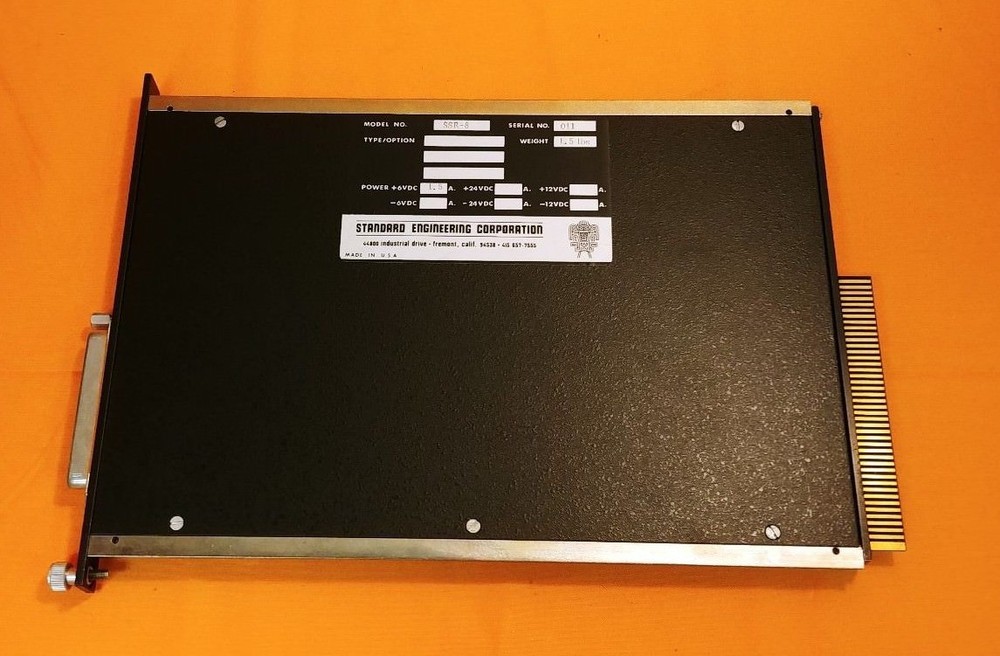 Standard Engineering Corp 8 Channel SS Relay SSR-8 Module