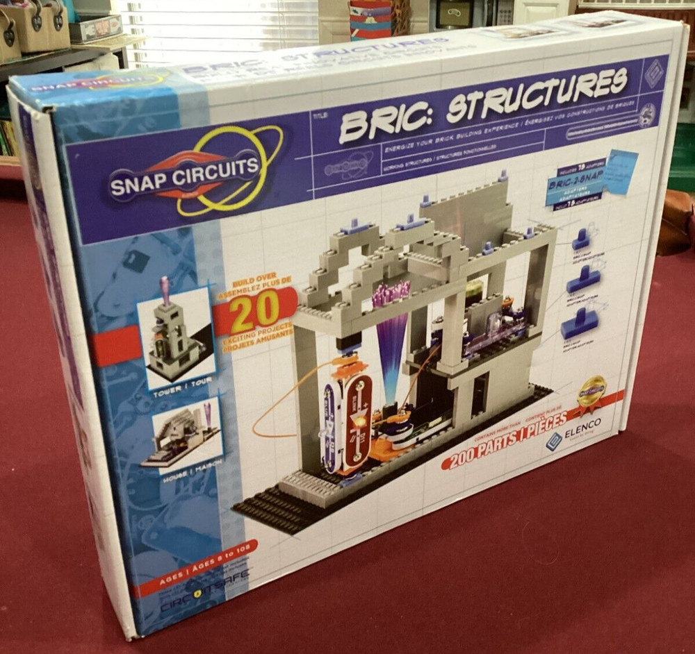 SNAP CIRCUITS - "BRIC: Structures" Brick & Electronics Exploration - New/Sealed