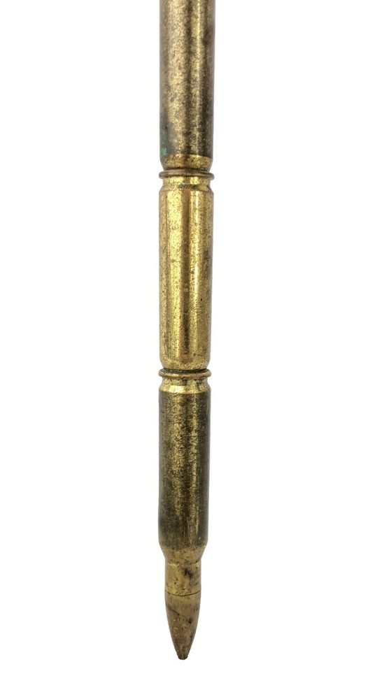 Vintage Fireplace Poker Tool Made From Bullets