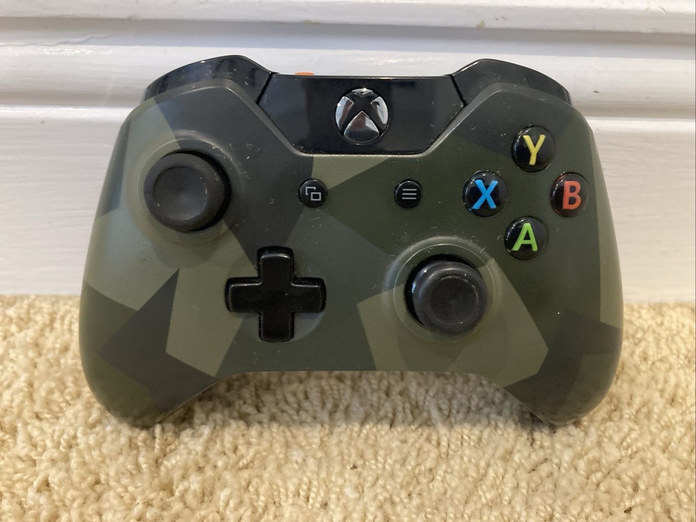 Microsoft Xbox One Controller Model 1697 - Armed Forces Camo Camouflage *TESTED*