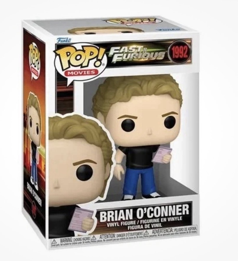 Funko Pop! 1992 Fast & Furious Brian O'Conner! Vinyl Figure