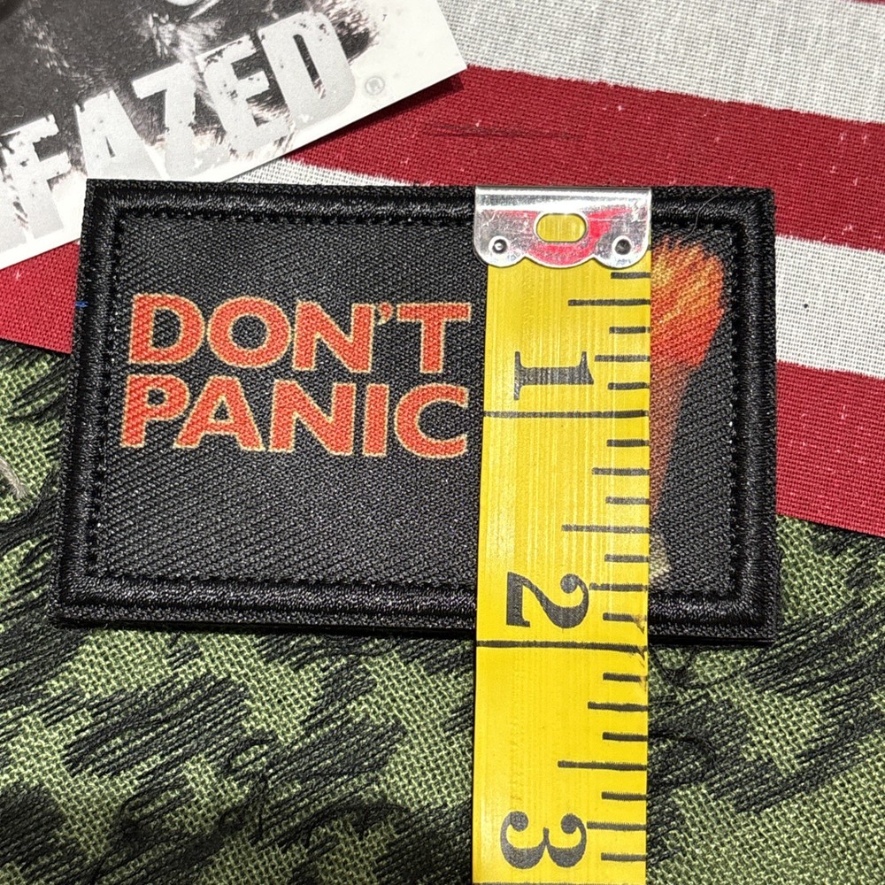 Beaker Muppets Don’t Panic Tactical Hook Loop Patch High Quality 2x3”