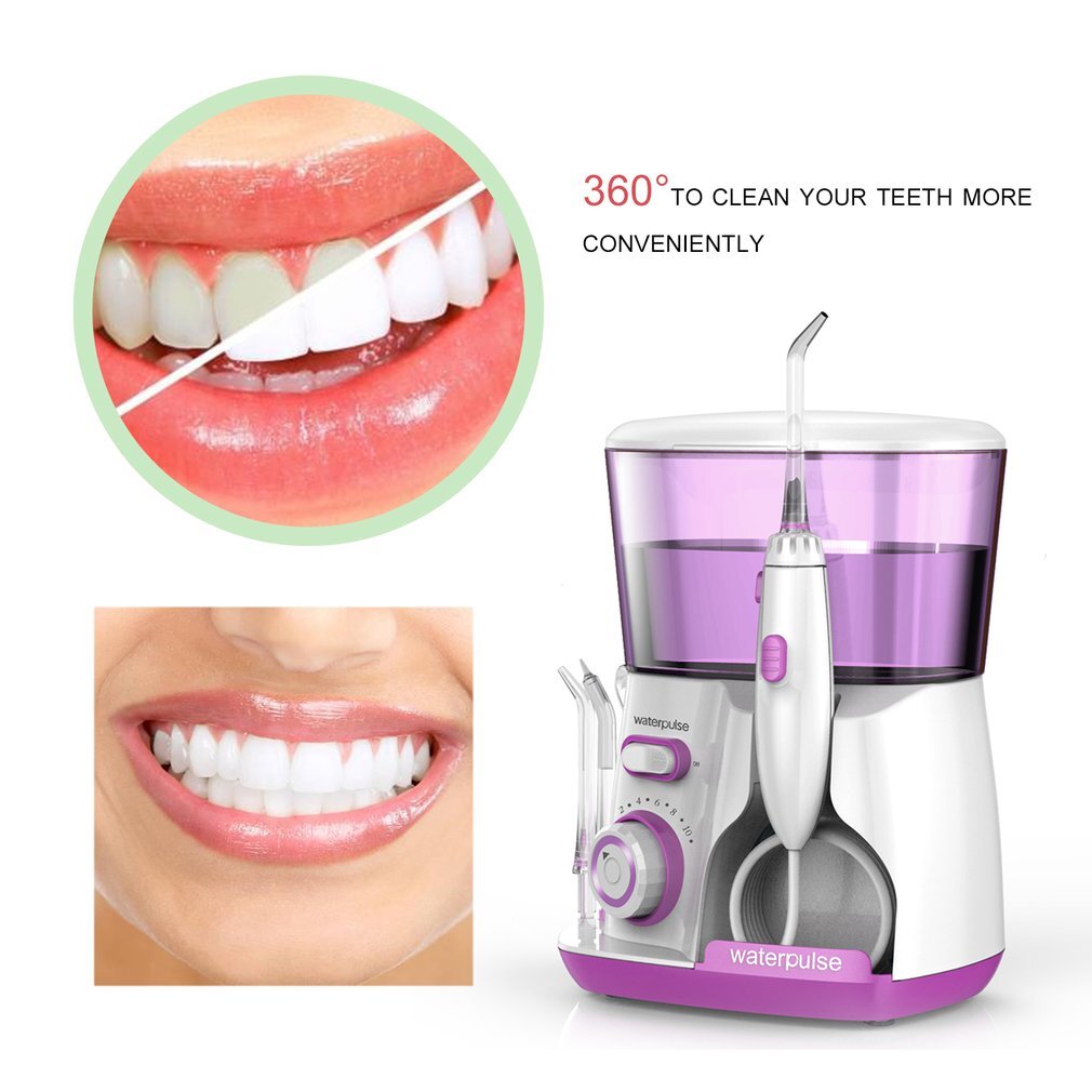 800ML Electric Water Jet Picks Dental Flosser Oral Irrigator Teeth Cleaning