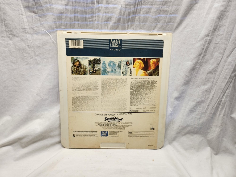Death Hunt Charles Bronson CED Disc