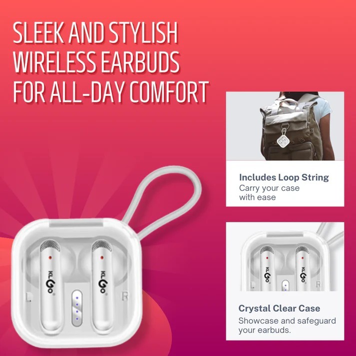 KLGO Bluetooth Earphone Waterproof Wireless Earbuds