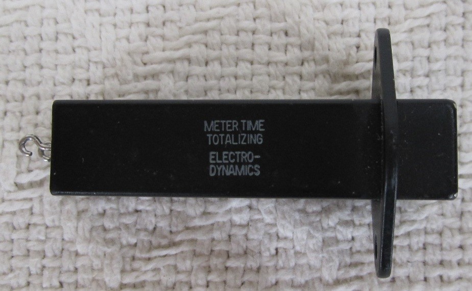 ELECTRO-DYNAMICS 16C8CK Time Totalizing Meter, Hobbs Meter, Hour Meter, 28V DC