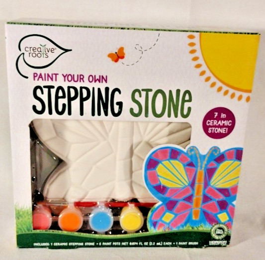 Creative Roots Mosaic Butterfly Stepping Stone Kit DIY Stepping Stone Kit