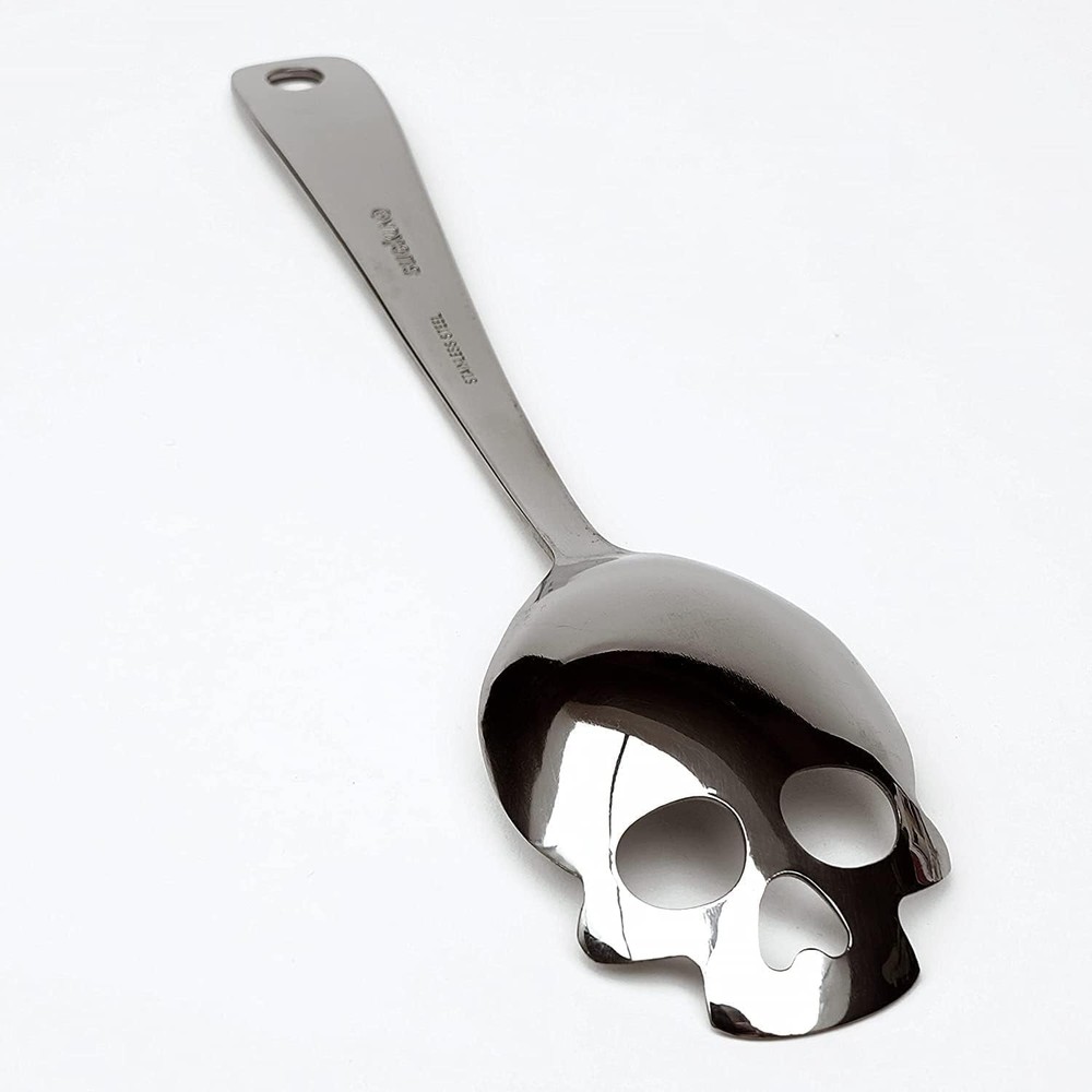 Skull Serving Spoon - Gothic Kitchenware - Horror Kitchen Accessories - Goth ...