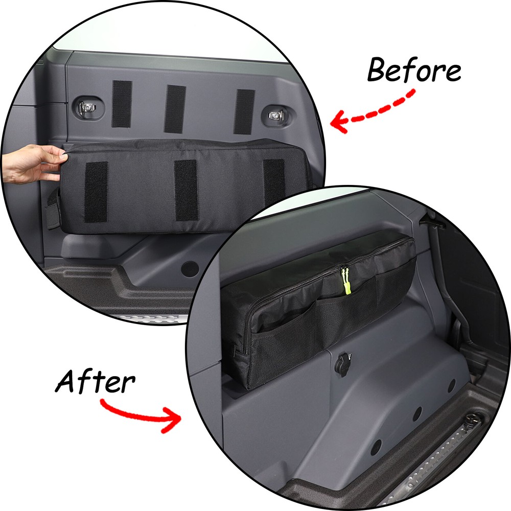 Trunk Left Side Window Under Storage Bag For Ineos Grenadier