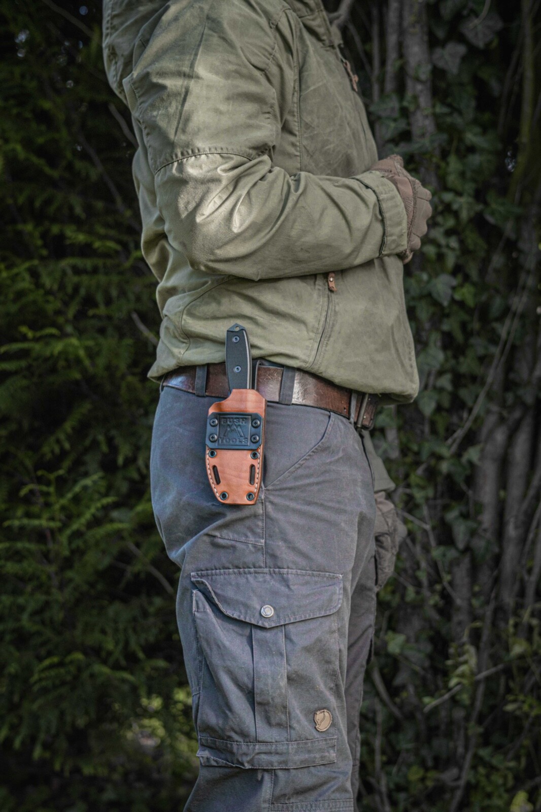 esee 3 hybrid kydex and leather sheath