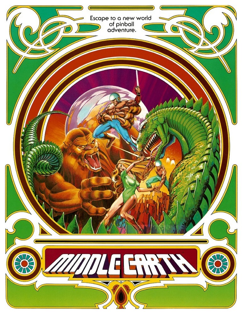 1978 Atari Middle Earth Pinball Machine Rubber Ring Kit