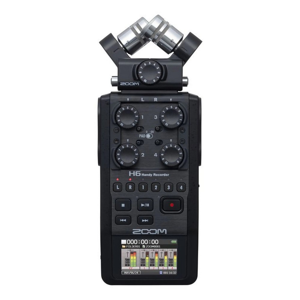 Zoom H6studio 6-Track 32-Bit Float Handy Recorder