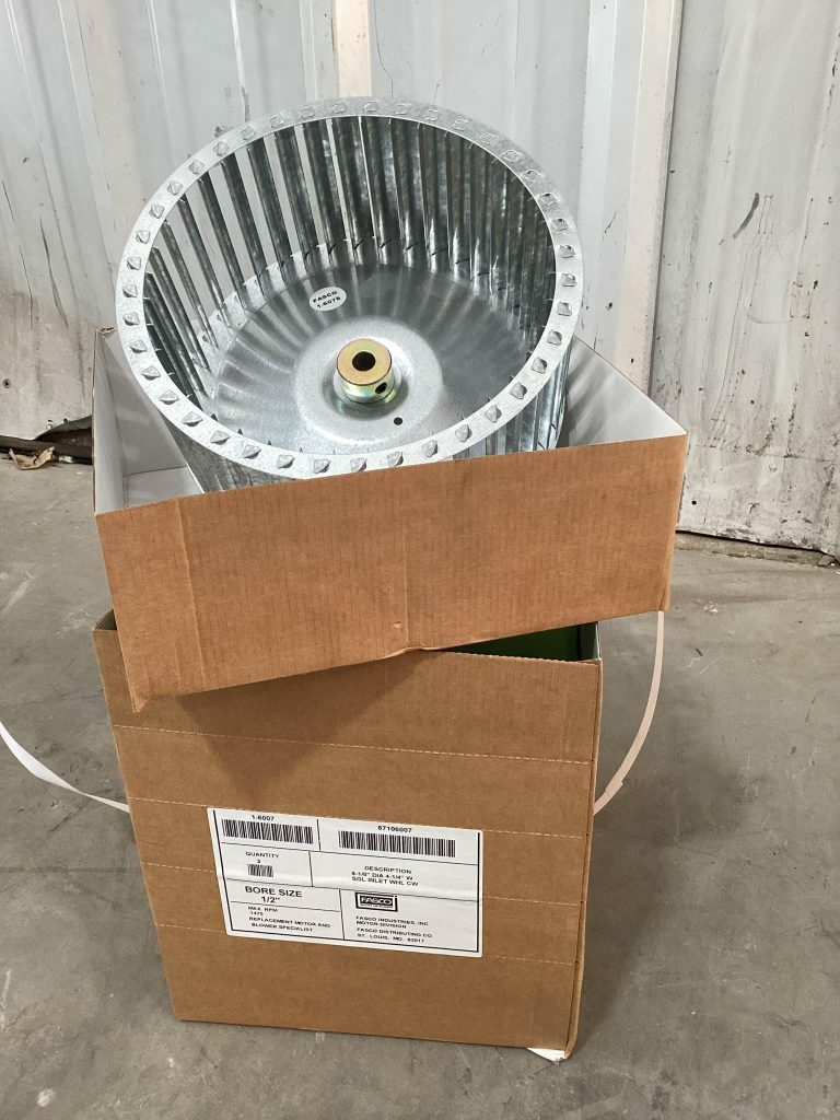 Fasco 1-6007 Blower Fan Wheel – 1/2" Bore Squirrel Cage Fan (Box Of 3) -NIB
