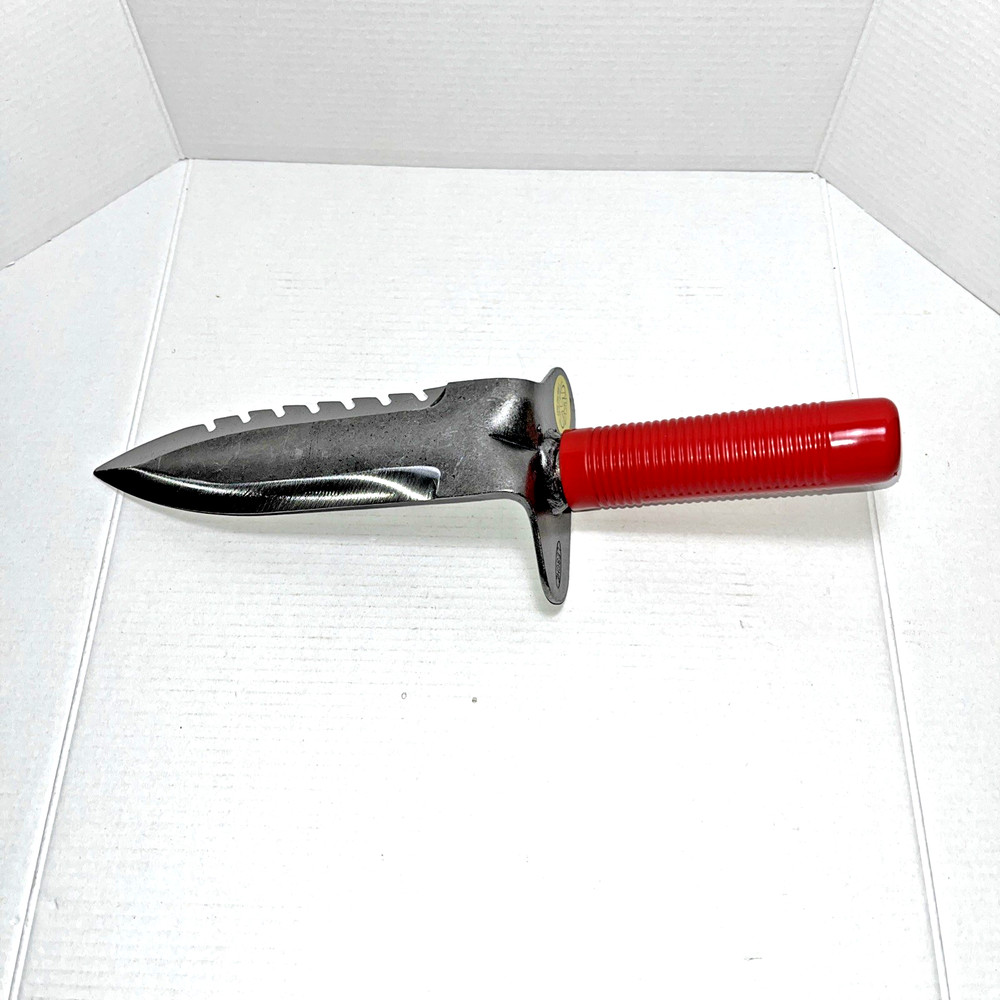 Lesche Metal Detecting Side Serrated Hand Digging tool with Nylon Sheath