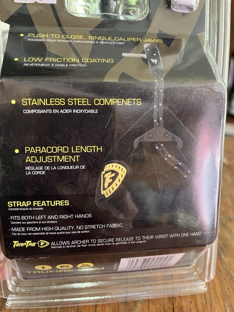 Truefire Toro Wrist Strap Compound Bow Release for Left or Right Hand
