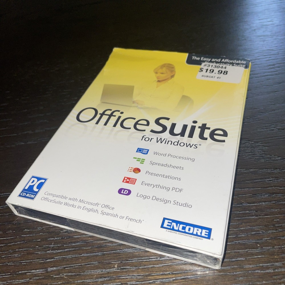Encore Office Suite For Windows PC CD-ROM SEALED UNOPENED
