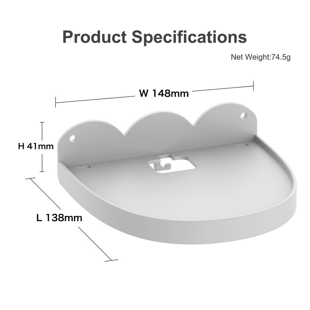 Smart Speaker Wall Mount Shelf Bracket for Large Audio Voice Assistant