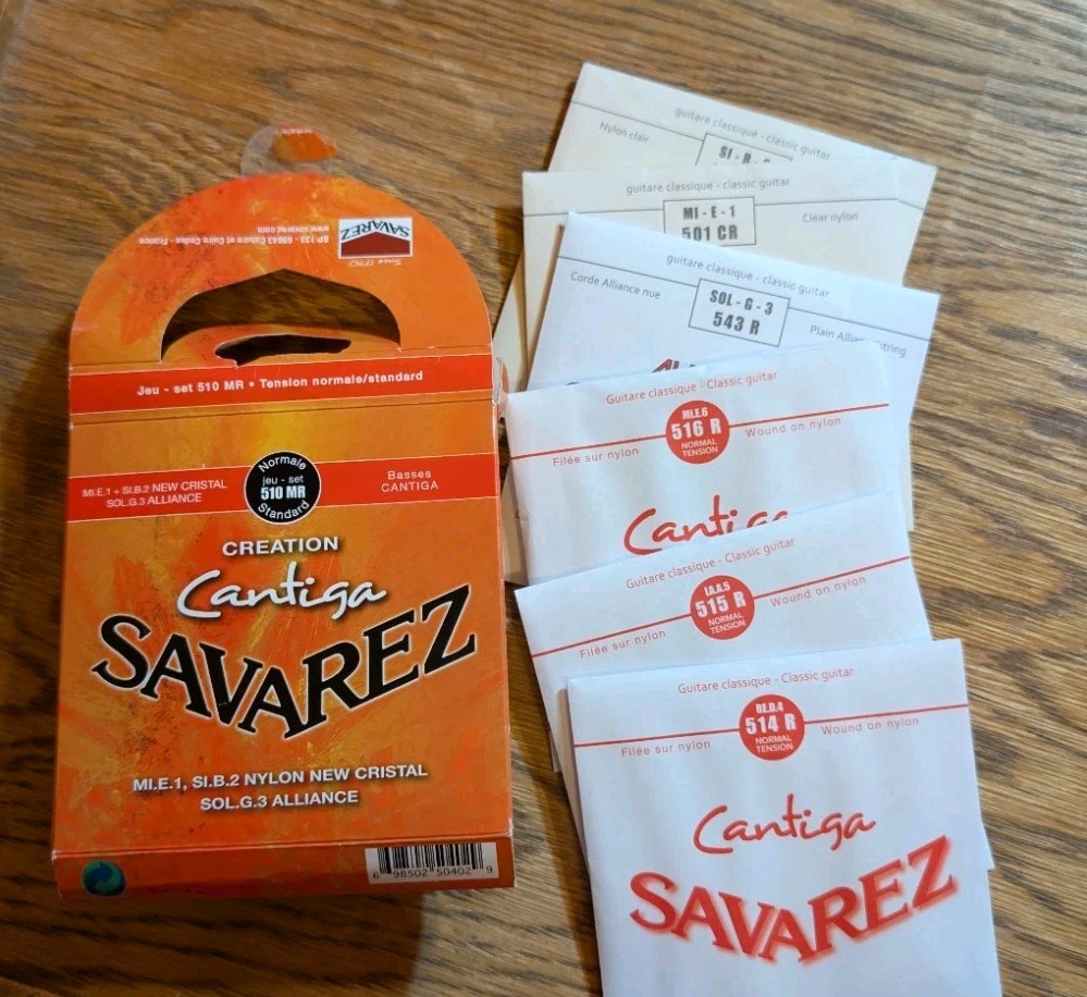 Savarez 510MR Creation Cantiga Standard Tension Classical Guitar Strings