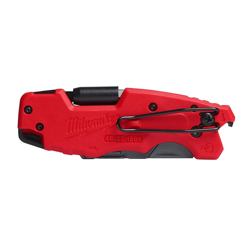 FASTBACK 6-In-1 Folding Utility Knife with General Purpose Blade