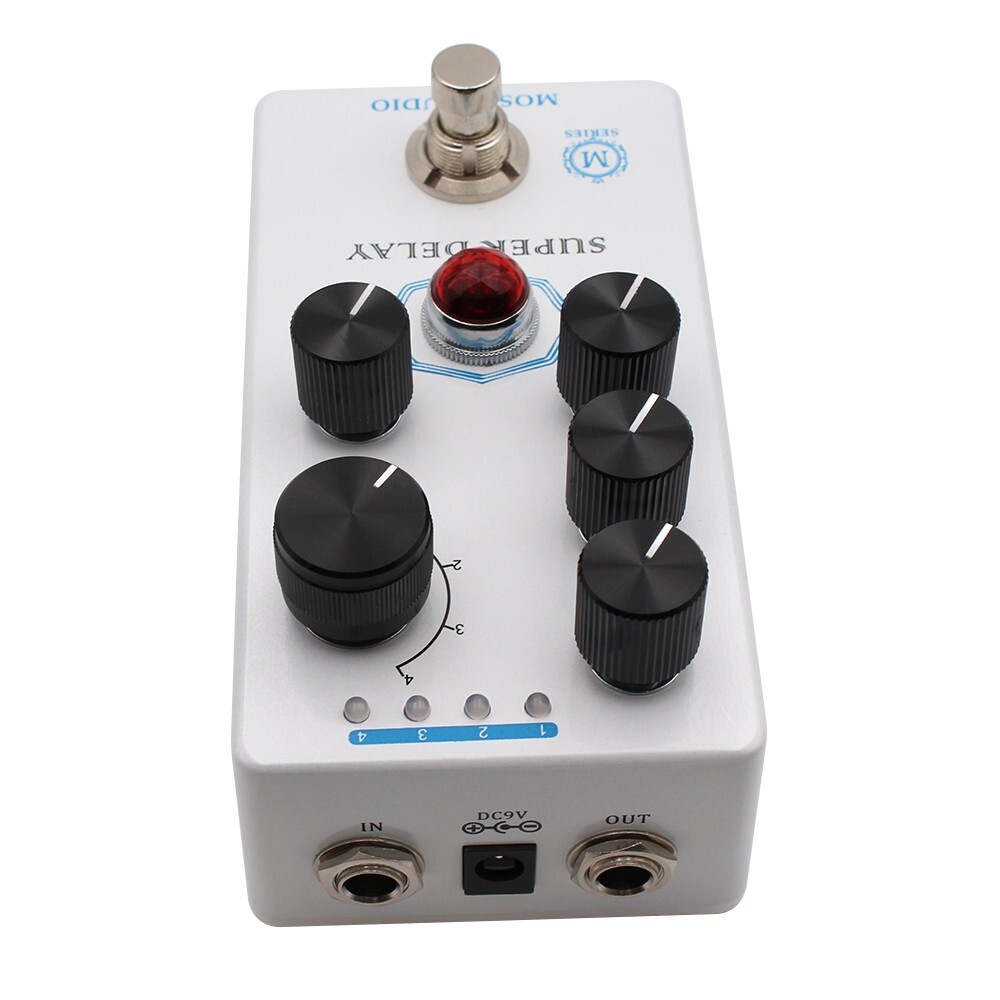 Professional Analog Delay Mosky Guitar Effects Pedal 4 modes True Bypass