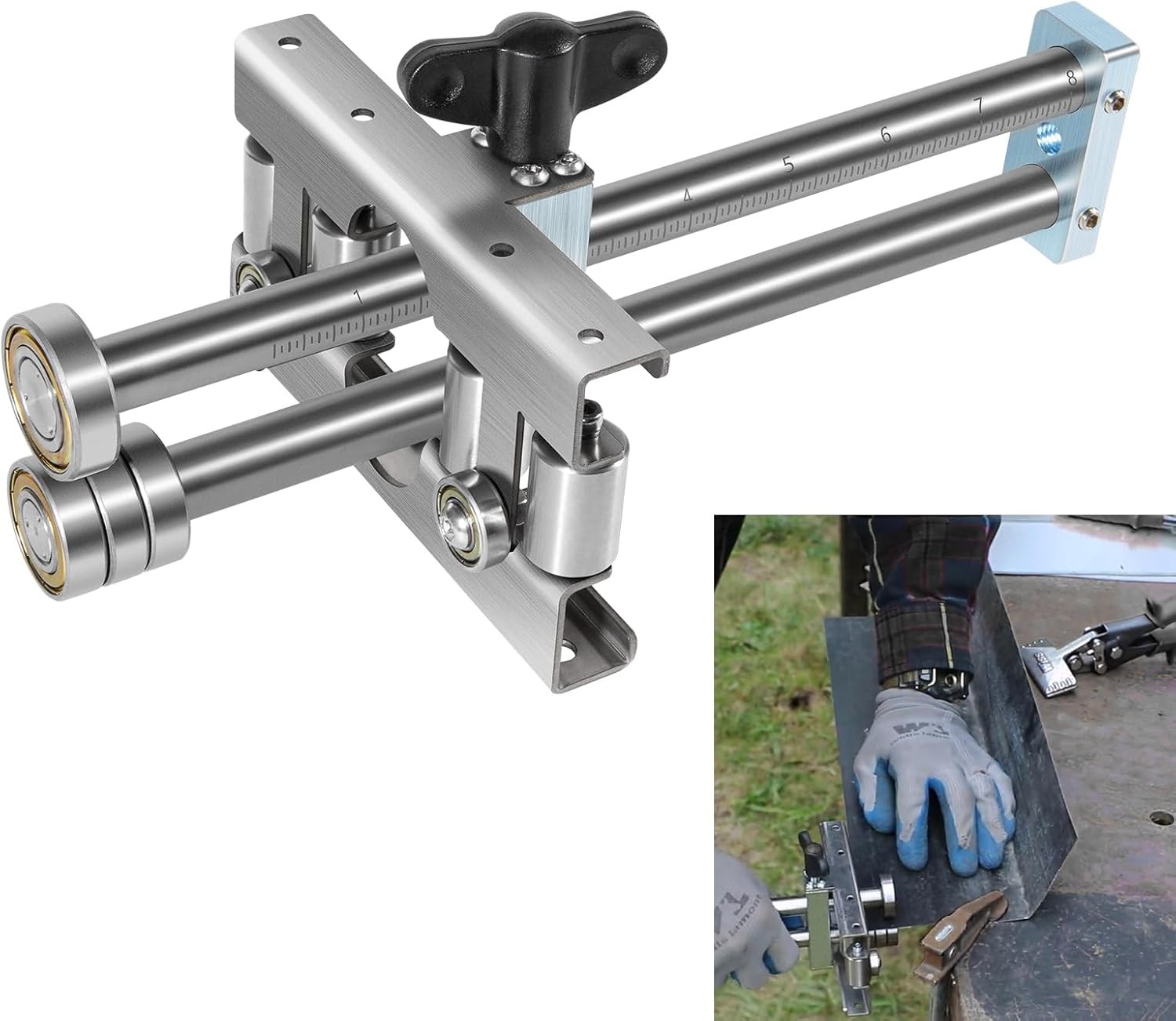 Adjustable Sheet Metal Bending Tool 2204 Uni Bender Bending Height From 3/8"-8"