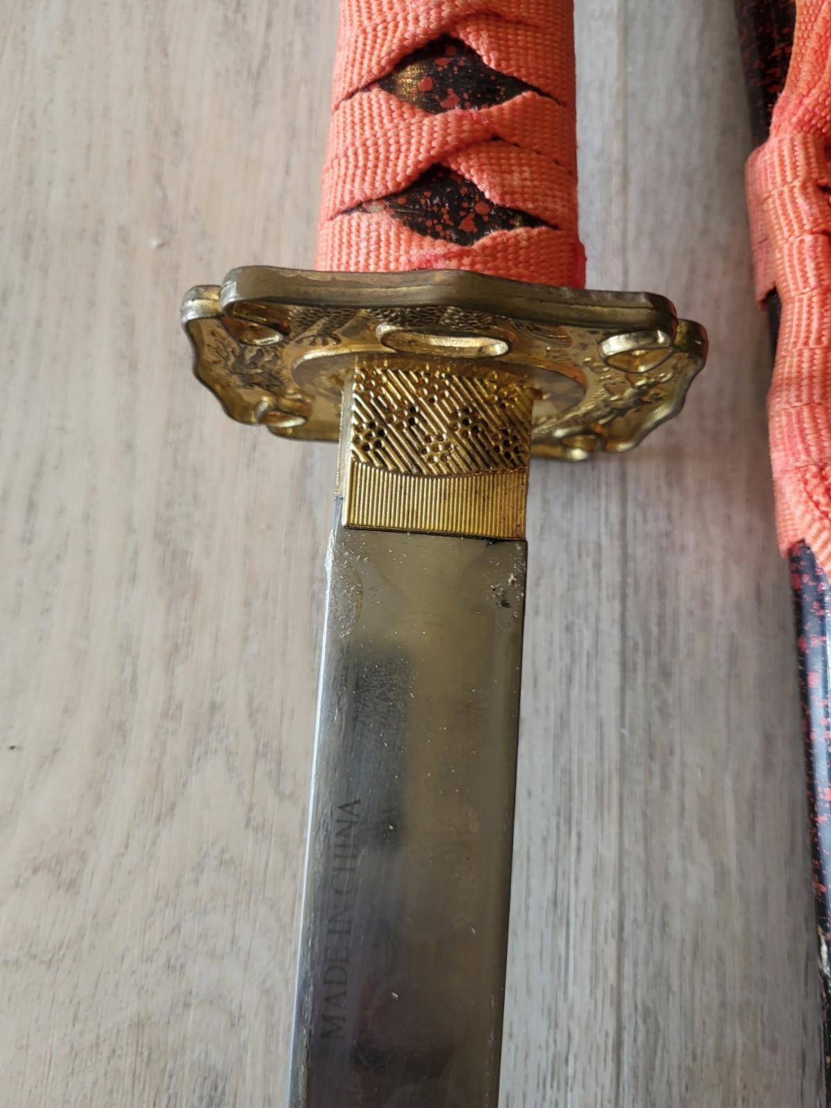 Japanese katana sword