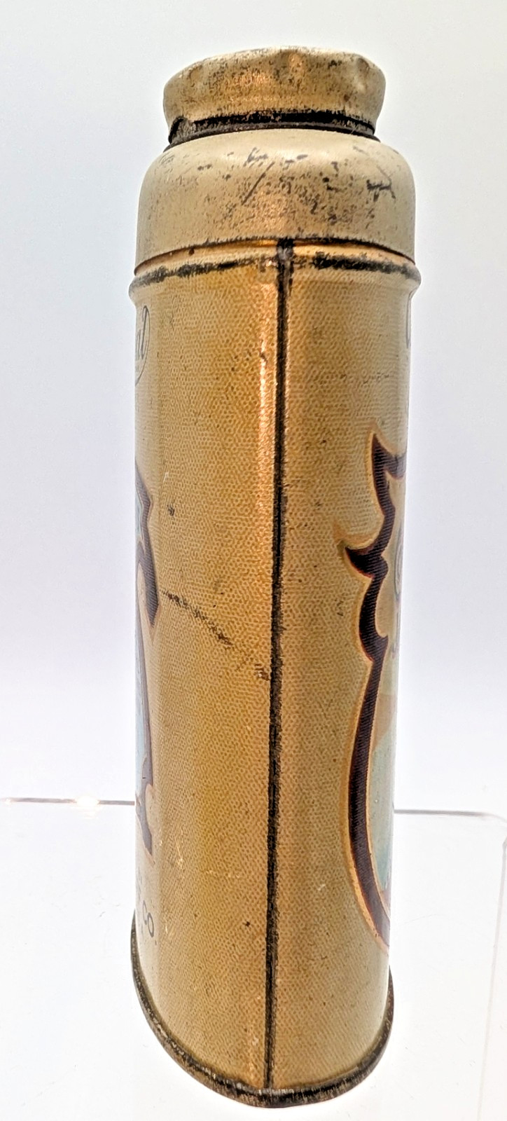 VTG AIR FLOAT CORYLOPSIS OF JAPAN TALC POWDER LITHO TIN CAN TALCUM CO.