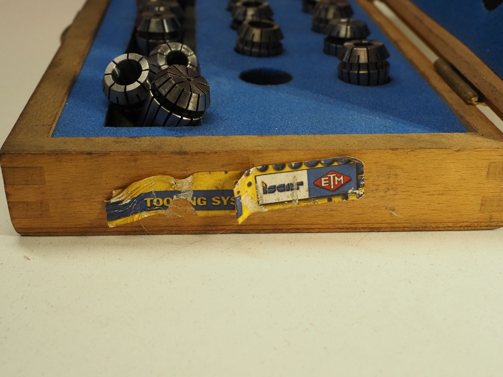 ER16 collet set with ETM box and wrench