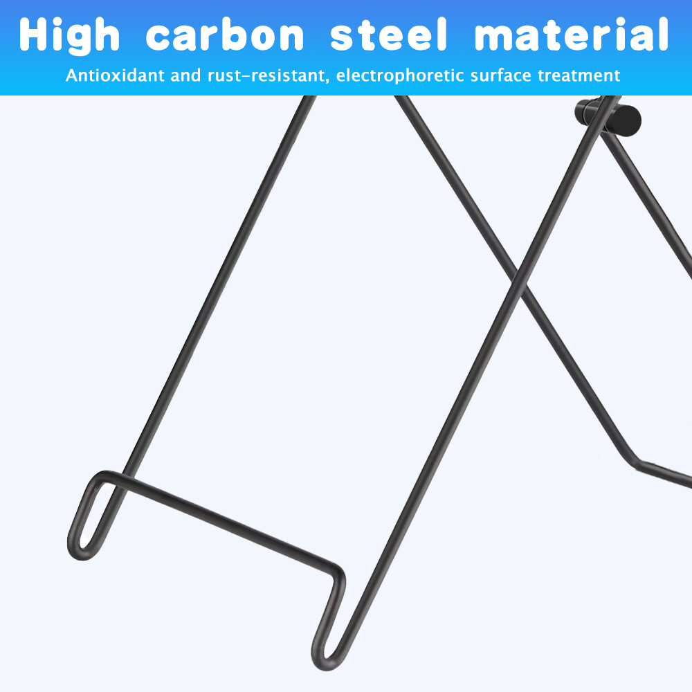 2PCS Solar Panel Stand Mounting Bracket Foldable Carbon Steel Brackets Outdoor