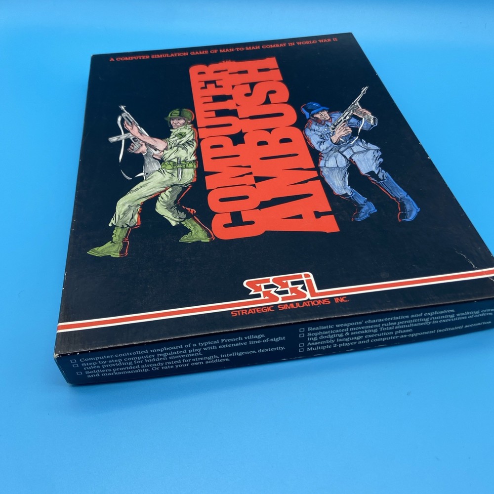 SSI Computer Ambush 2nd Ed Big Box CIB [Platform Name] - Complete