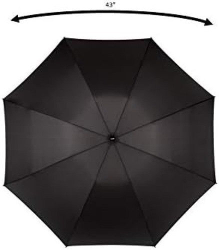 Umbrellas Rain Essentials Manual Compact Black One Size
