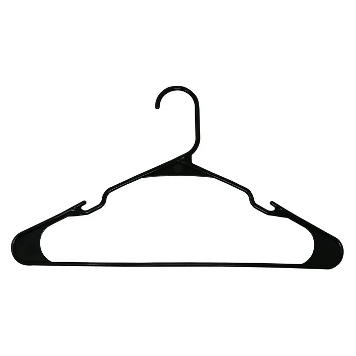 Mainstays Plastic Clothes Hangers - 50 Pack, Lightweight & Durable