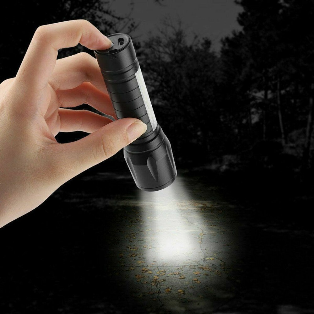 2x 950000000 Lumen Super Bright LED Tactical Flashlight Rechargeable Work Light