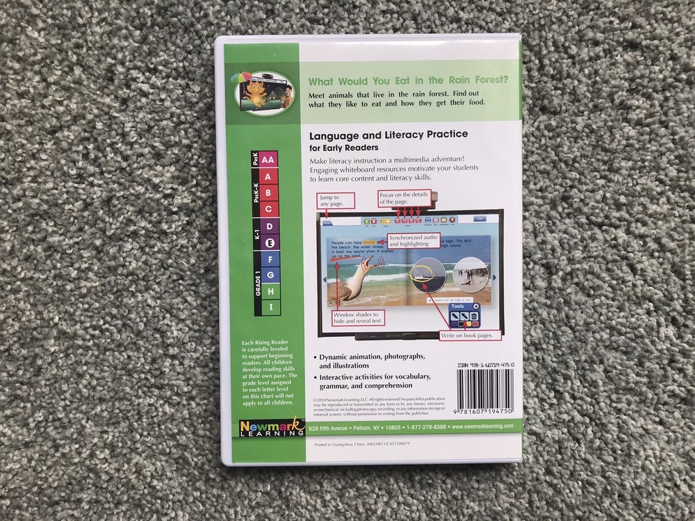 Newmark Interactive Whiteboard Resources Science Vol. 2 5 CD-ROM Set VG Cond