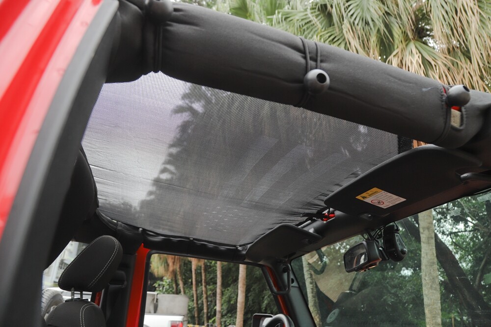 Mesh Car SunShade Bikini Top Net Cover For Jeep Wrangler JK JKU 4Dr Accessories