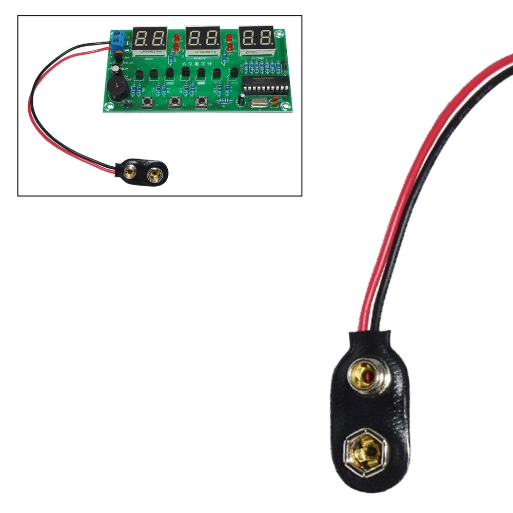 DIY Digital Clock Circuit Kit Electronic Clock Teaching soldering Practice Kit