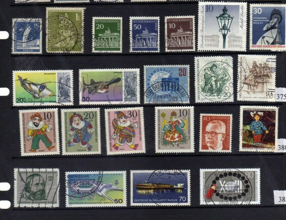 110 Stamps from Berlin collection see scans FREEPOST
