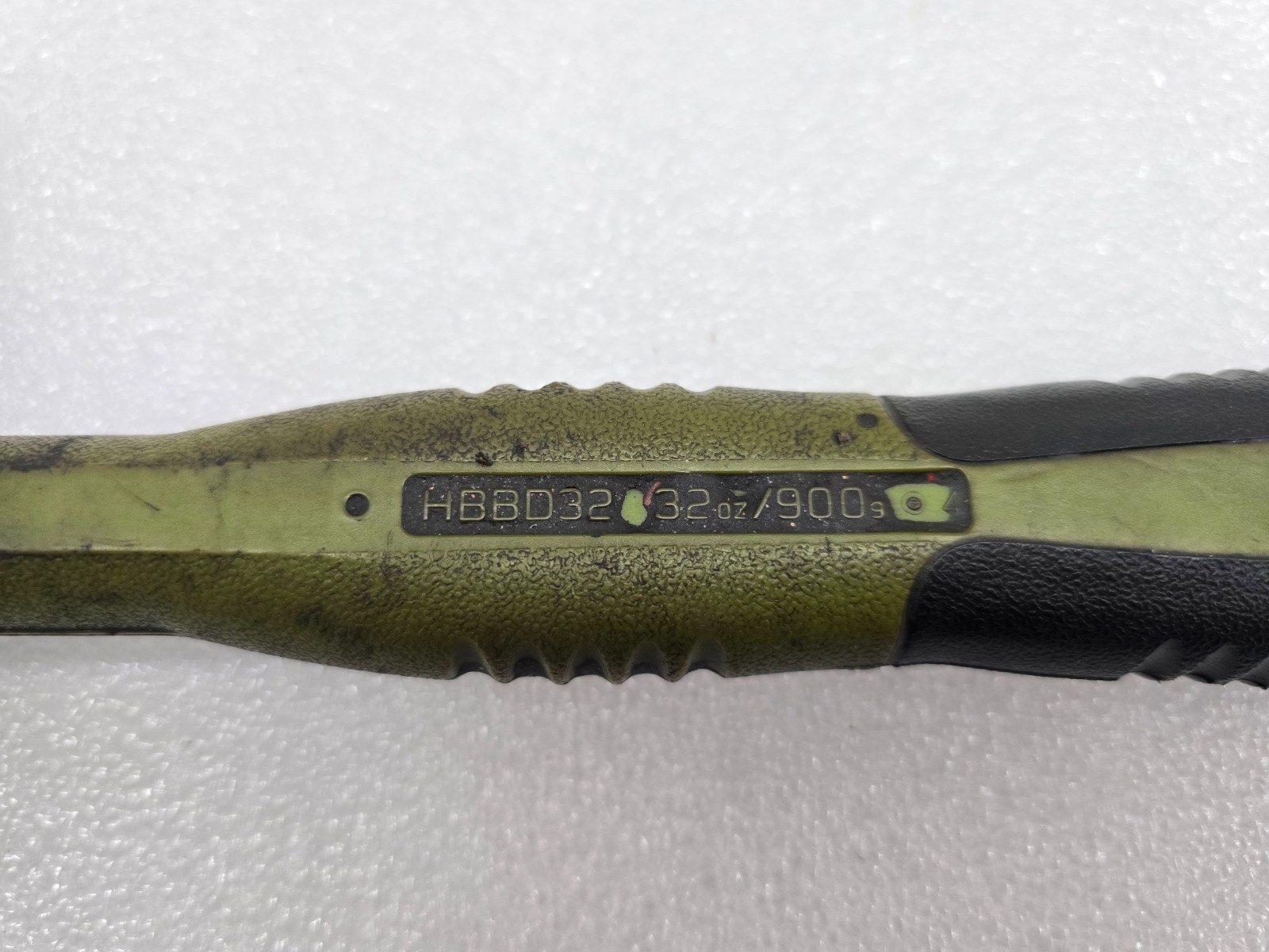 Snap On Tools HBBD32 32oz Dead Blow Ball Peen Hammer Green/Soft Grip