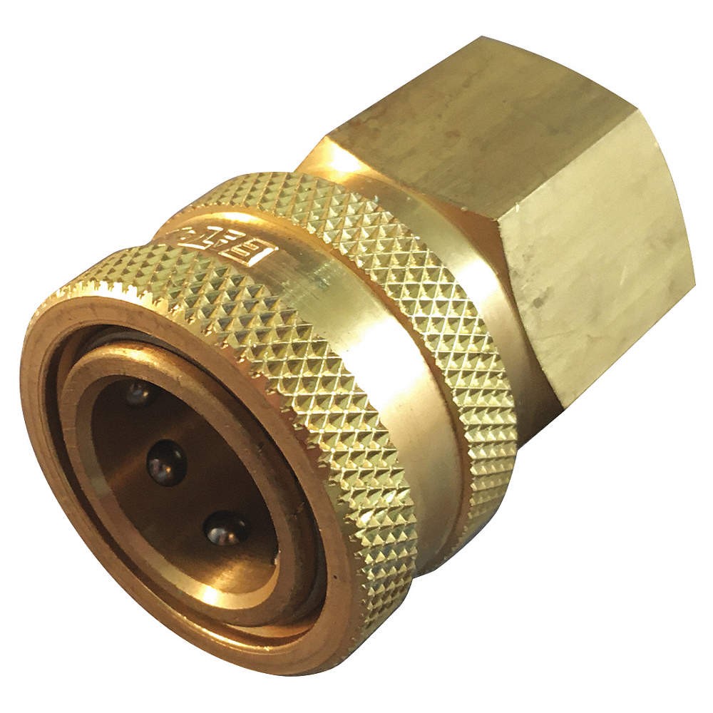 HANSEN 3S21 Quick Connect,Socket,3/8",3/8"-18 55JU78