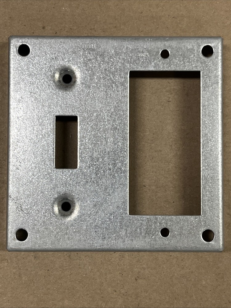ORBIT 4414, 4"x4" 1/2" Raised Toggle Switch / Decora RS Box Cover 1pc