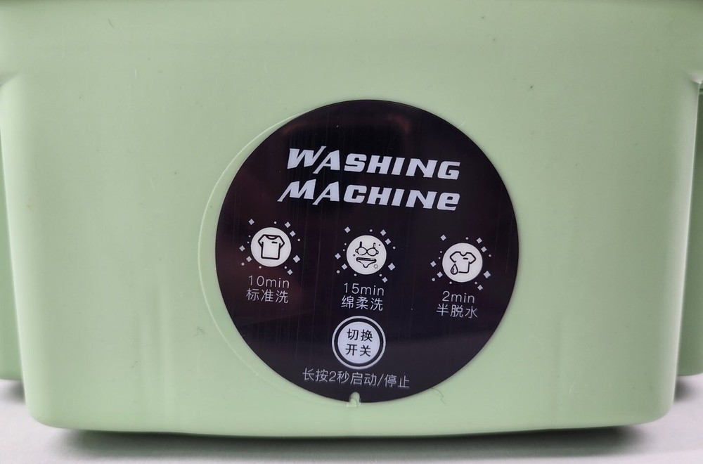 Mini Washing Machine Portable Folding Sterilisation Drying Laundry W Spin &Drain